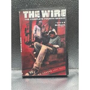 The Wire The Complete Fourth Season DVD HBO Crime Drama Series 4-Disc Set